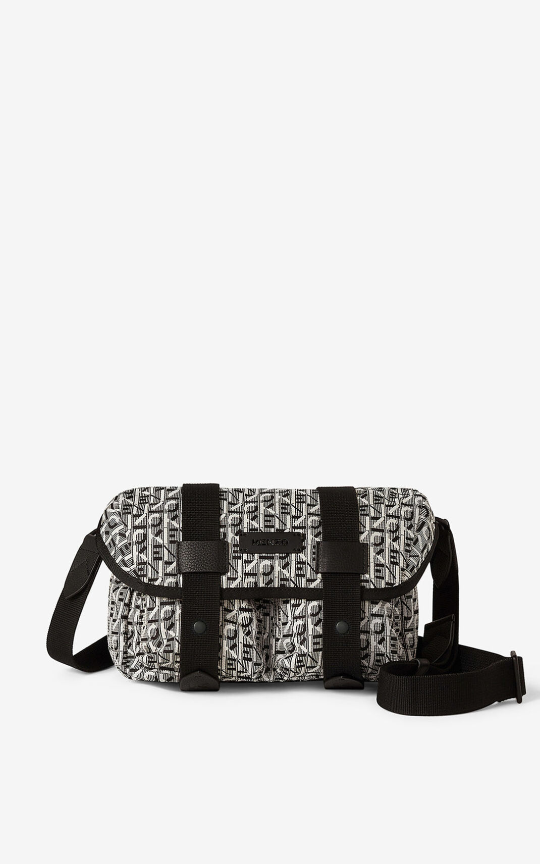 Kenzo Courier jacquard ウエストポーチ レディース グレー - ADNHKW350